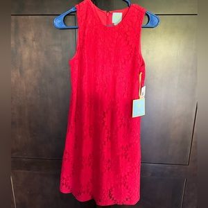 Cece Red Dress Size 2